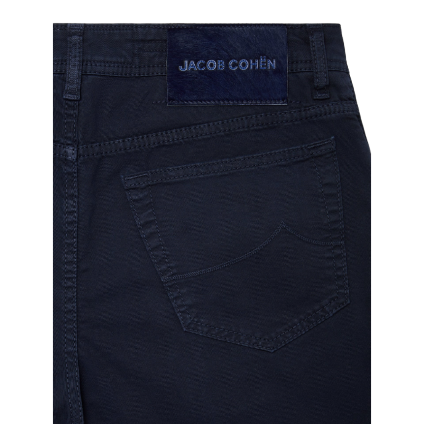 Pantalon JACOB COHEN Bard coupe regular slim coton bleu marine
