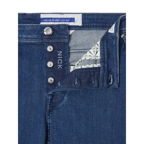 Jean JACOB COHEN Nick denim super stretch bleu moyen slim 5 poches