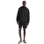 Blouson à capuche nylon noir logo FF métal