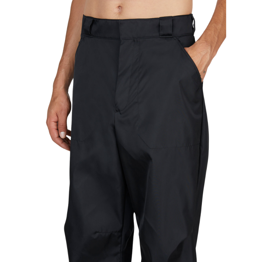 Pantalon PRADA Re nylon noir bas de jambe élastique