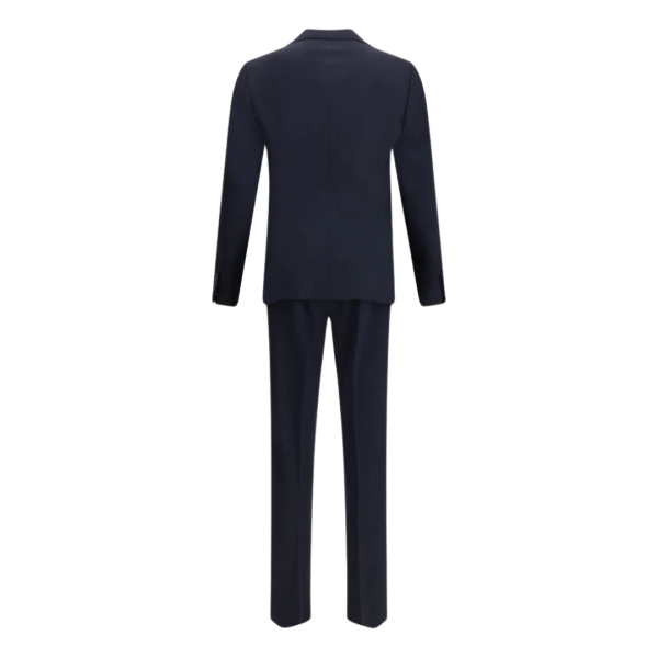 Costume DSQUARED London laine bleu marine