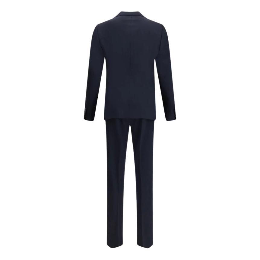 Costume DSQUARED London laine bleu marine