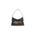 Sac porté épaule Hobo charms cuir brillant noir