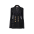 Veste Blazer double boutonnage laine bouclée noire bouton doré