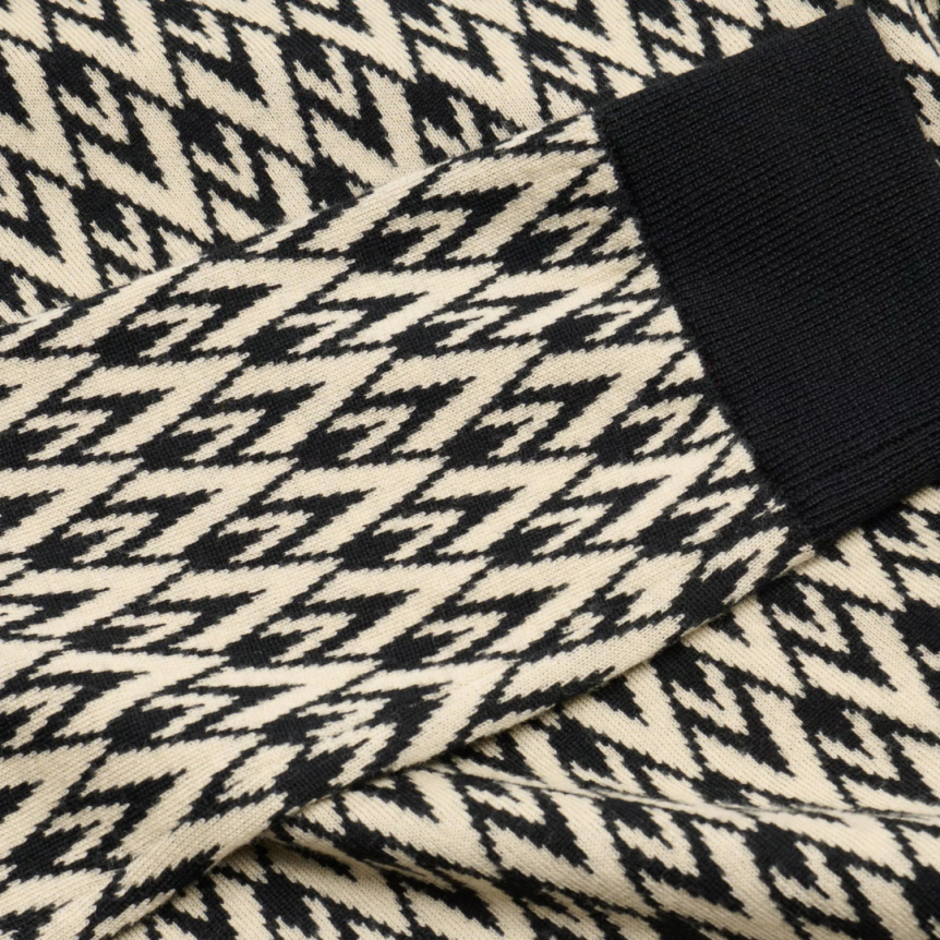 Pull ras-du-cou VALENTINO laine V logo jacquard all-over