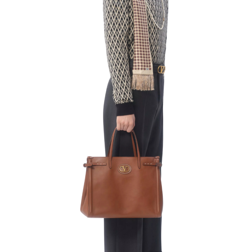 Pull ras-du-cou VALENTINO laine V logo jacquard all-over