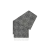 Echarpe Laine cachemire gris blanc jacquard anagramme