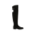 Bottes Cuissardes Rodéo daim noir boucle genou