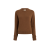 Pull col rond Nera cachemire caramel