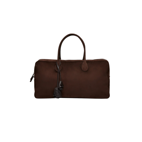 Grand sac MAGDA BUTRYM Brigitte porté épaule ou main daim marron