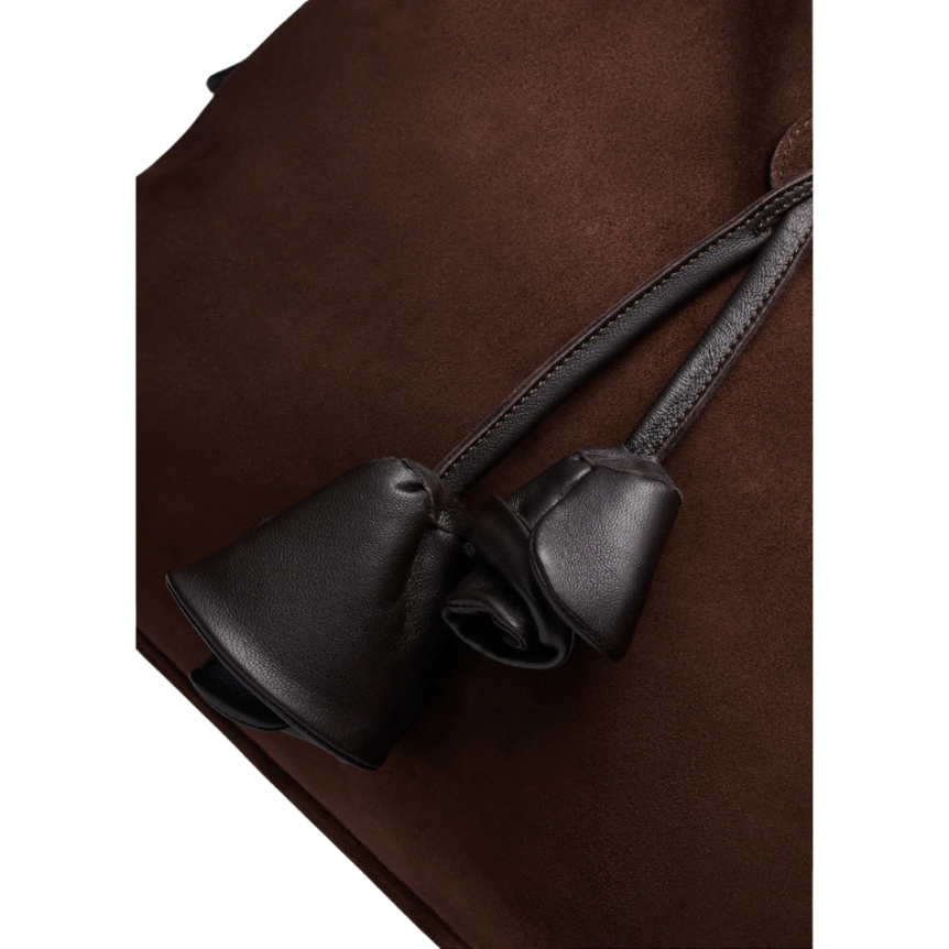 Grand sac MAGDA BUTRYM Brigitte porté épaule ou main daim marron