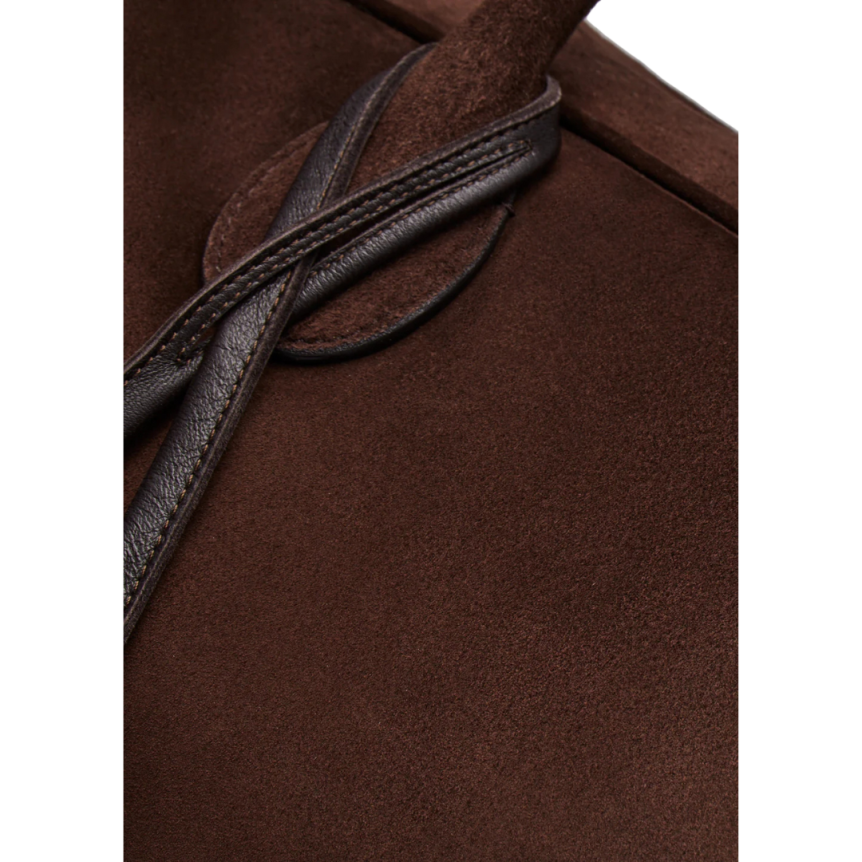 Grand sac MAGDA BUTRYM Brigitte porté épaule ou main daim marron