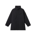 Parka longue Soft Shell nylon noir coupe vent imperméable