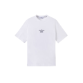 PHOTO T-shirt col rond manche courte coton blanc imprimé Archivio