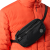 Sac banane poche zippée nylon métal Econyl ® noir