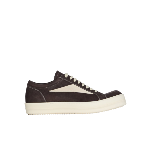 Baskets vintage Rick Owens Concordians FW25 nubuck marron