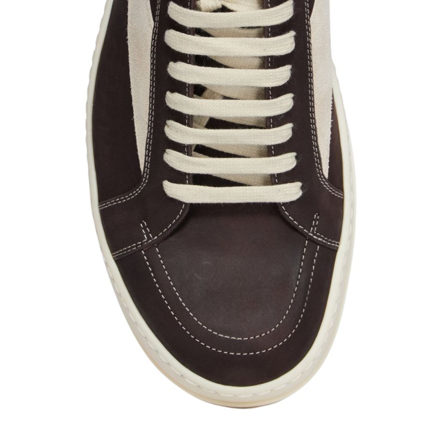 Baskets vintage Rick Owens Concordians FW25 nubuck marron