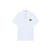 Polo slim manche courte coton blanc écusson Compass