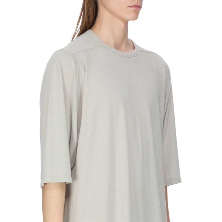 T-shirt RICK OWENS FW25 CONCORDIANS manche courte long jersey viscose laine gris perle