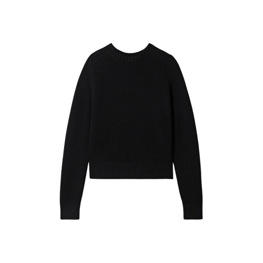 Pull col rond KHAITE Nera cachemire noir