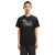 T-shirt col rond coton noir logo Grenoble blanc