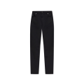 Jean slim denim noir plaque métal