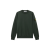 Sweat-shirt ras-du-cou molleton coton bio vert sapin