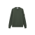 Pull ras-du-cou maille laine agneau vert militaire