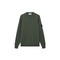 Pull ras-du-cou maille laine agneau vert militaire
