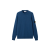 Pull ras-du-cou maille laine agneau bleu acier