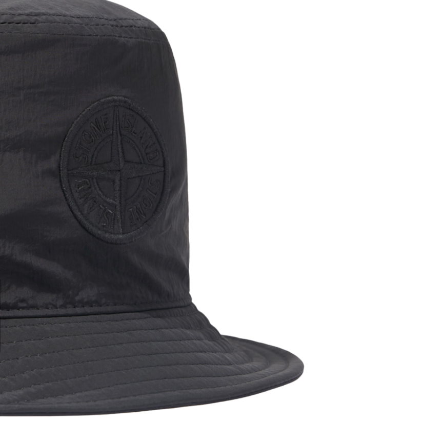 Bob STONE ISLAND nylon métal Econyl ® noir broderie Compass