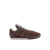 Baskets Kick cuir daim marron blanc