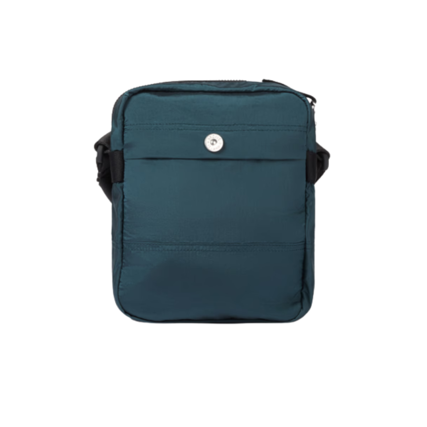 Pochette STONE ISLAND bandoulière nylon métal Econyl ® bleu canard