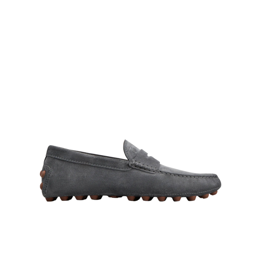 TOD'S Mocassins à picots XXL daim gris