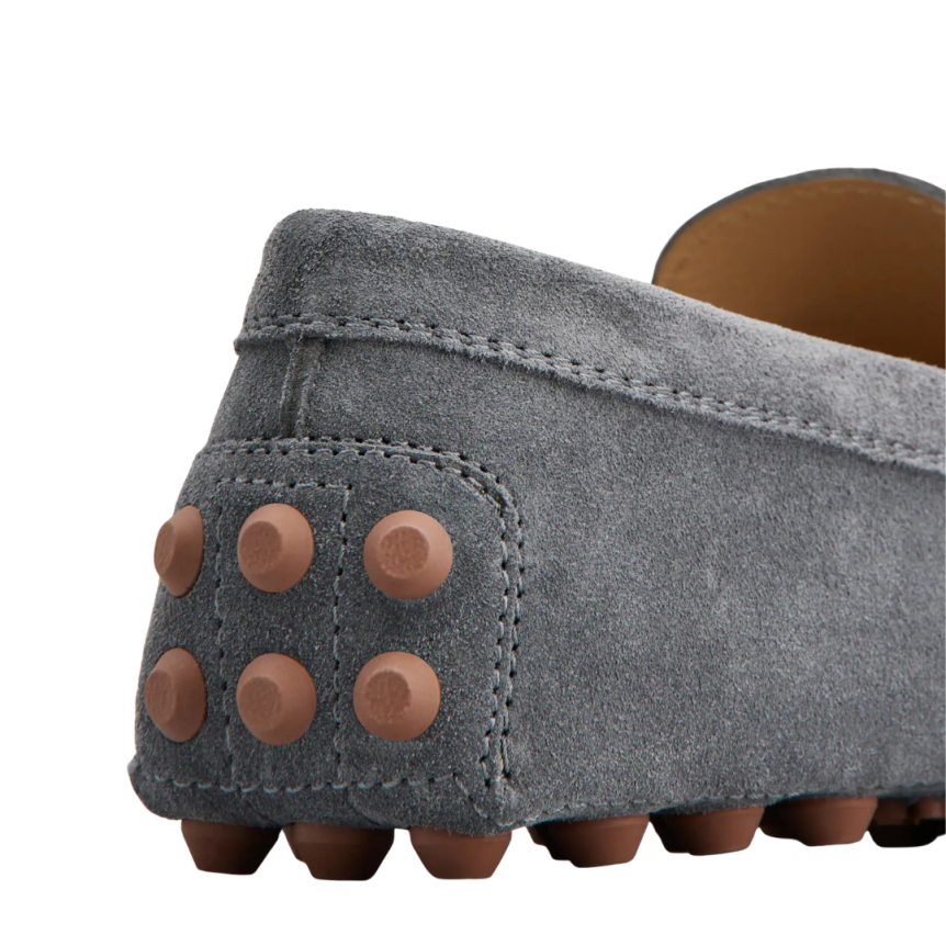 TOD'S Mocassins à picots XXL daim gris