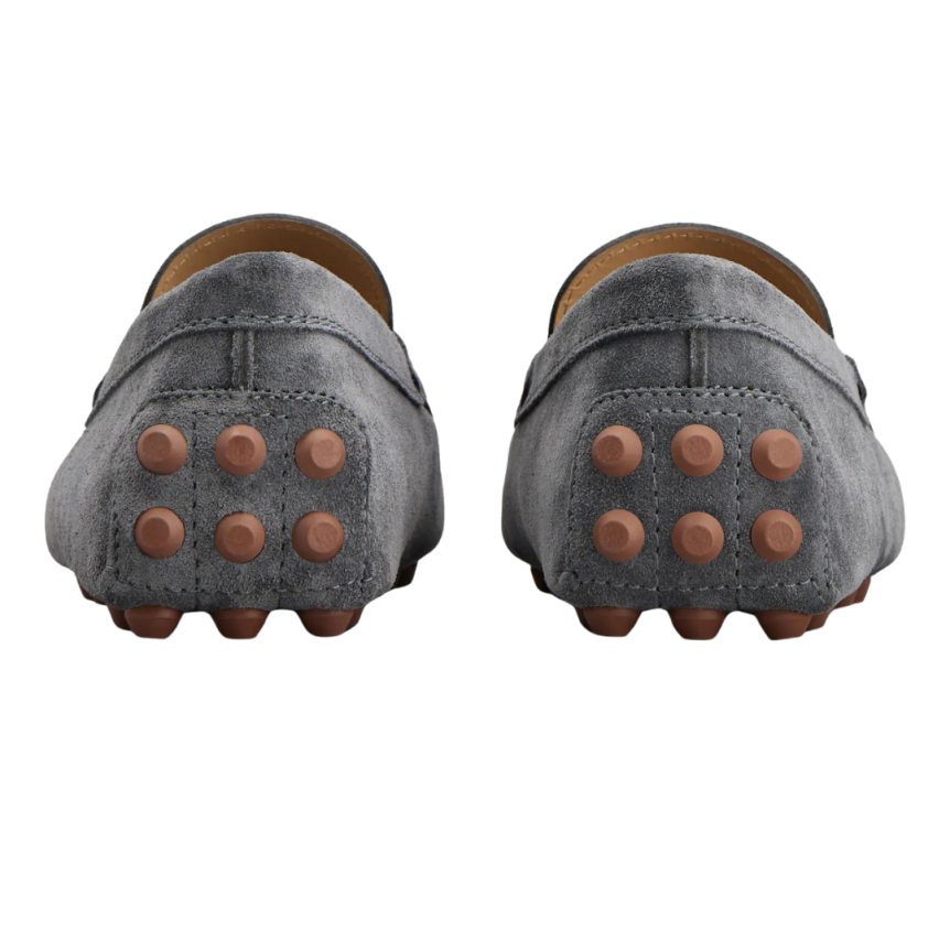 TOD'S Mocassins à picots XXL daim gris