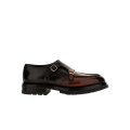 Mocassins Commando 2 boucles cuir marron