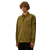 Surchemise zippée gabardine coton bio vert kaki