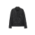 Sur Chemise cachemire recyclé matelassé gris anthracite logo triangle métal email