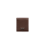 Portefeuille cartes 2 volets cuir veau grainé marron