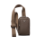 Sacoche Etui bandoulière smartphone cuir veau grainé marron