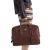Malette cartable cuir veau grainé marron