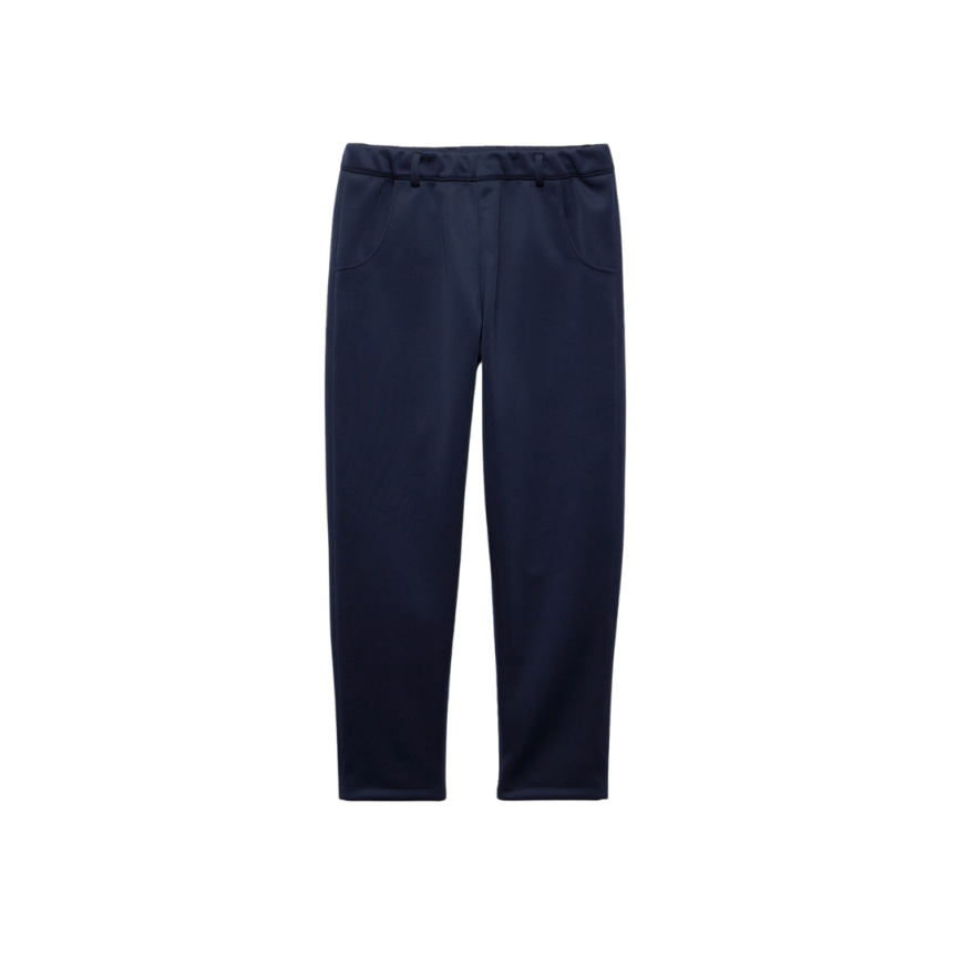 Pantalon taille élastique PRADA nylon stretch polaire technique bleu marine