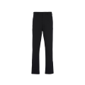 Pantalon tissu technique stretch noir fente zippée