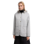 Doudoune courte Reposse 3-en-1 gilet laine cachemire flanelle gris