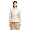 Doudoune courte Igelle ajustée nylon fin écru
