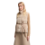 Doudoune gilet sans manches Joui synthétique teddy beige ceinture