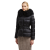 Doudoune courte ceinture Boed nylon noir capuche shearling noir