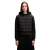 Sweat à capuche zippé cardigan coton noir capuche nylon