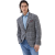 Veste Cavallo alpaga laine Prince de Galles gris anthracite
